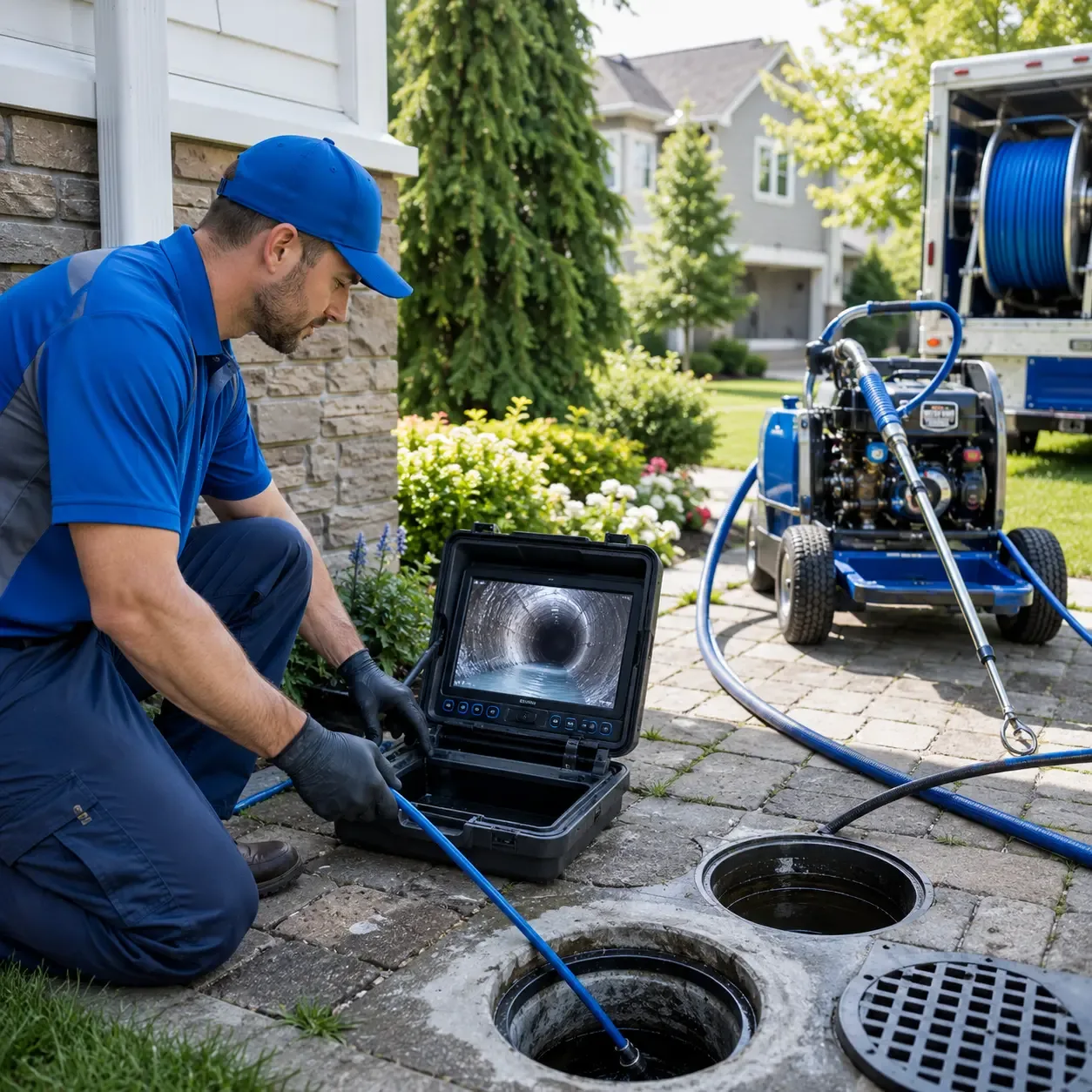 Outdoor drain cleaning professionals serving Steele, ND
